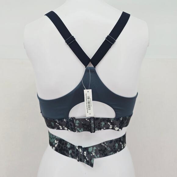 Adore Me Haven Contour Sports Bra Dark Slate M New - Picture 2 of 6